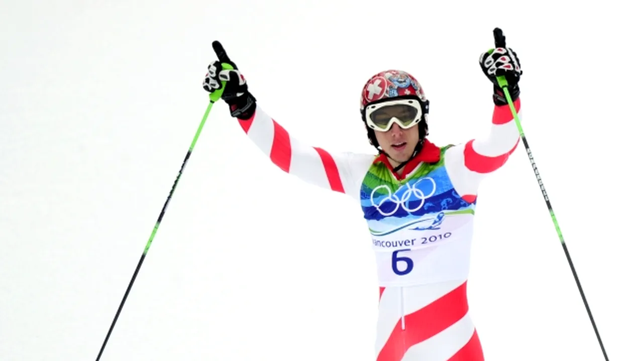 Elveţianul Carlo Janka, campion olimpic în proba de slalom uriaş, Ioan Gabriel Nan a terminat pe 49