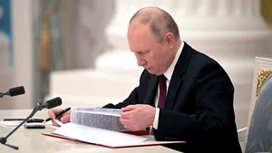 Iată cum arată declaraţia de război a lui Vladimir Putin la adresa Ucrainei. Discursul integral 