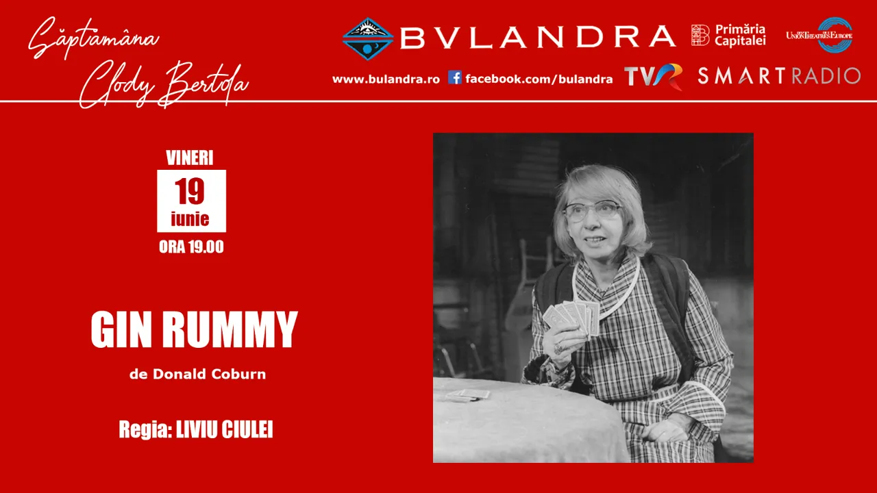 Săptămâna Clody Bertola este online la Teatrul „Bulandra”