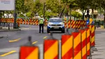 Se închide circulația în zona fântânilor din Piața Unirii, pe sensul către Biblioteca Națională