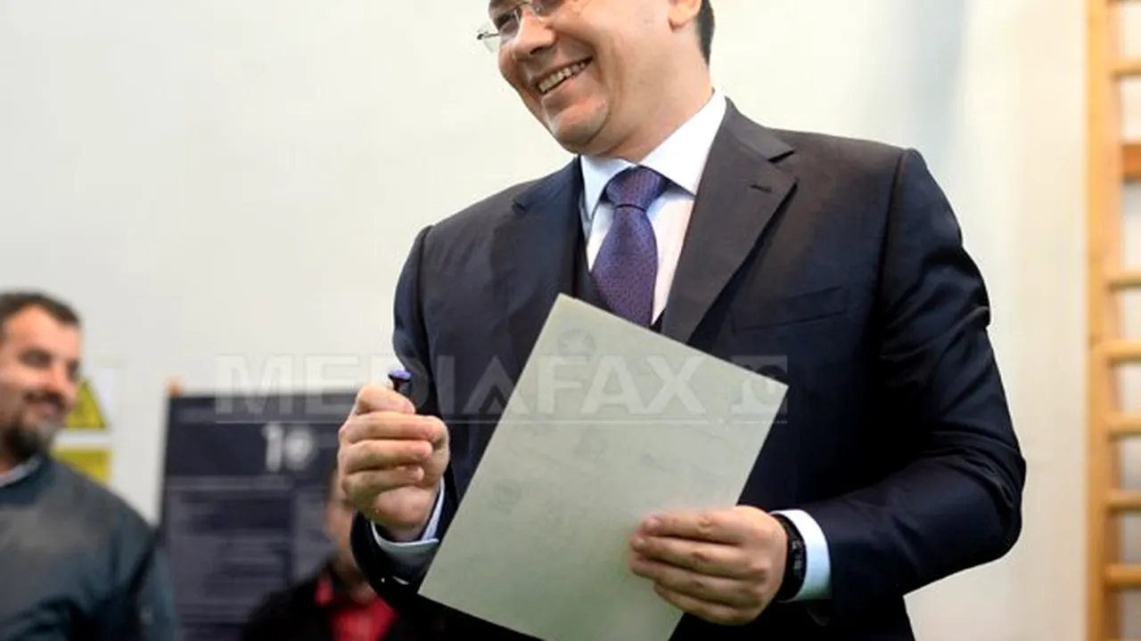 Ponta: Sunt mândru că mulţi români au avut încredere în proiectul meu de preşedinte. Îl invit pe Iohannis în emisiuni televizate în a doua săptămână a campaniei