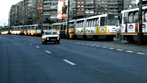 O braşoveancă a blocat circulaţia tramvaielor în Bucureşti, timp de trei ore