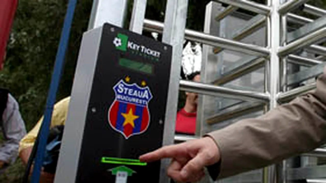 Sistemul electronic de acces de la stadionul Steaua a fost inaugurat