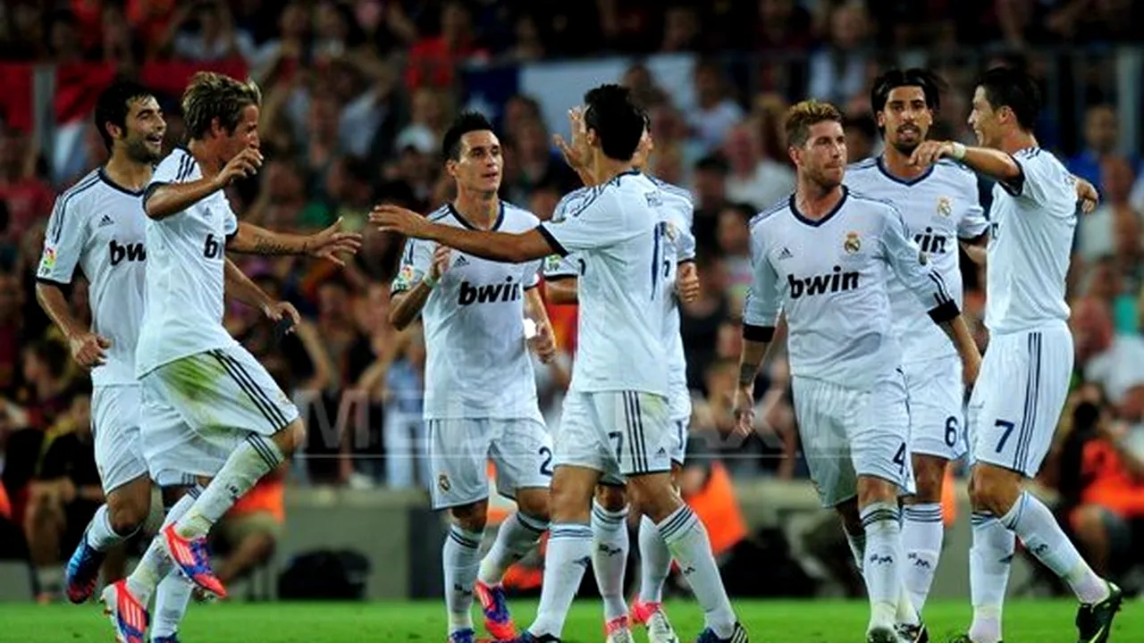 Real Madrid a învins FC Barcelona, scor 2-1, şi a câştigat Supercupa Spaniei