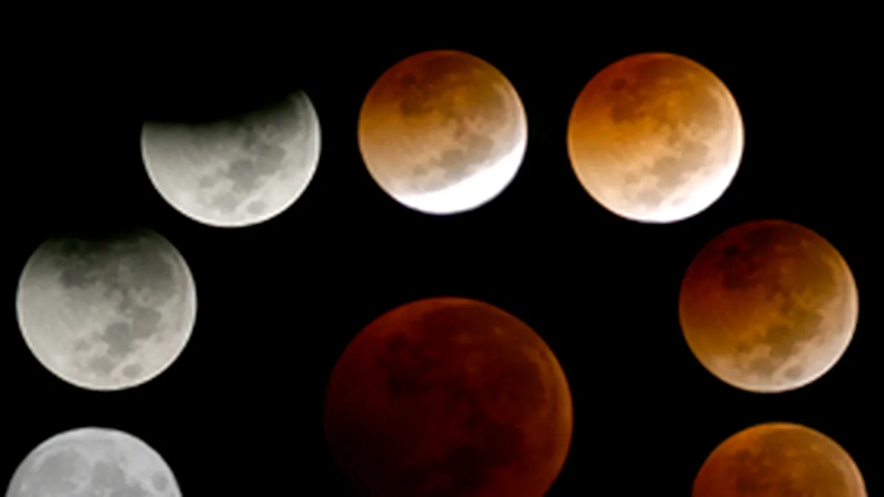 Eclipsă parţială de Lună, în noaptea de 16 spre 17 august