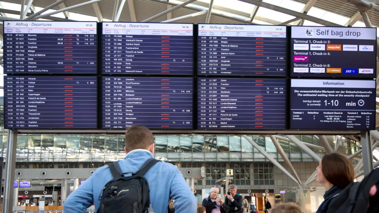 Grevă care afectează transportul aerian în Germania. Avertizare MAE