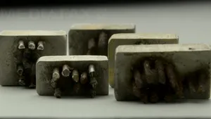 Ştampile metalice rare, folosite pentru tatuarea prizonierilor, au fost descoperite la Auschwitz