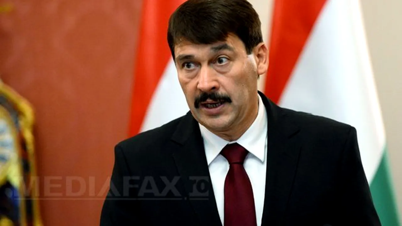 Preşedintele Ungariei a declarat că sprijină includerea României, Bulgariei în Spaţiul Schengen