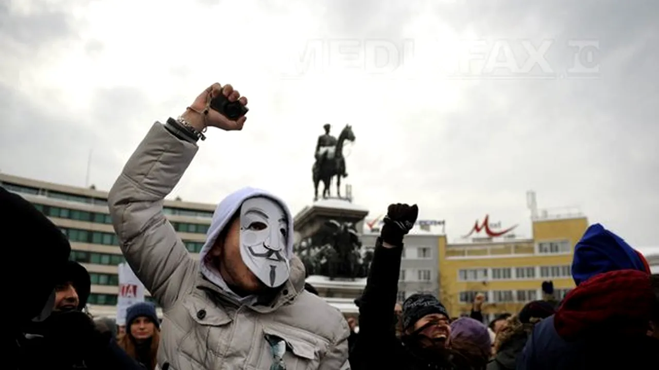 Proteste faţă de ACTA la Sofia: 4.000 de bulgari au manifestat sub sloganul 