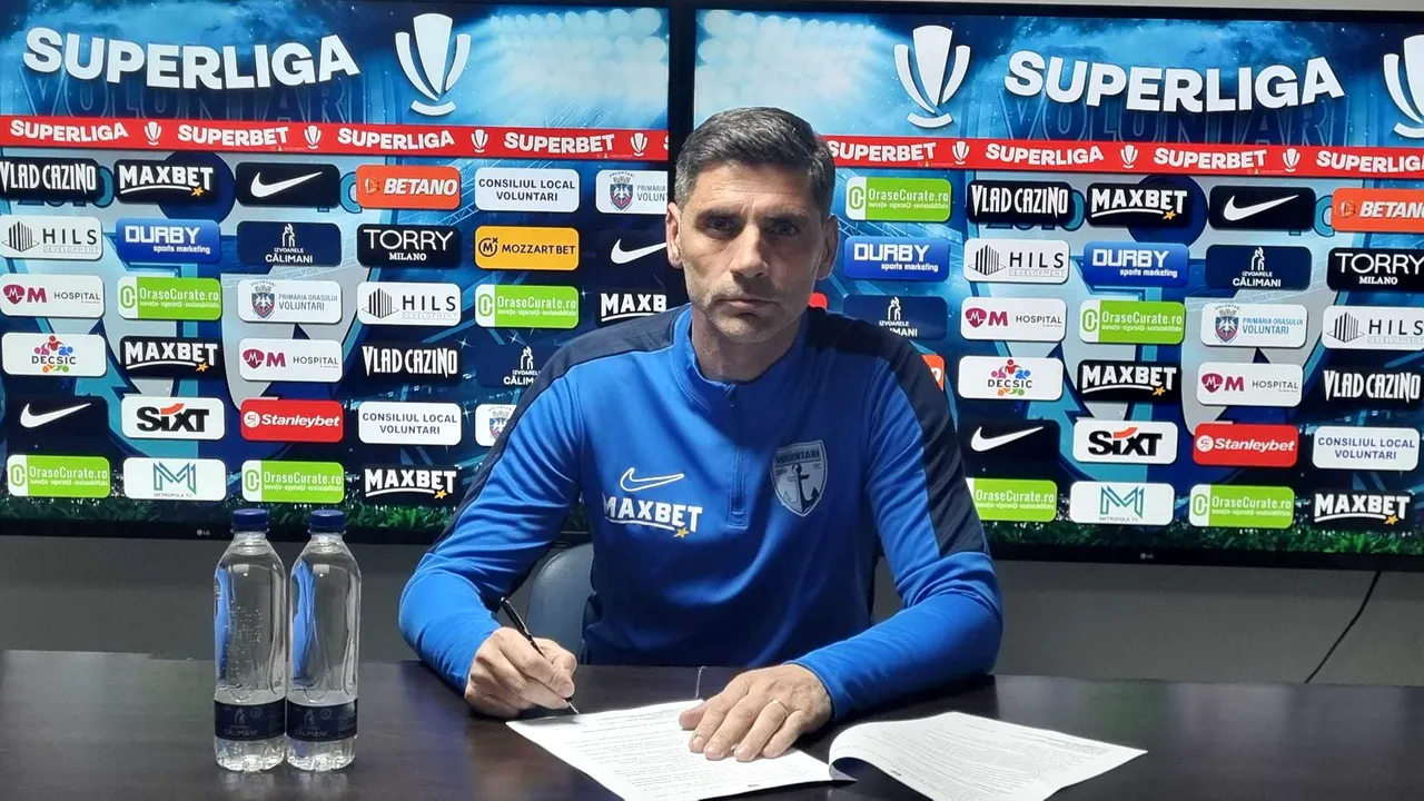 FC Voluntari anunţă că a semnat un contract cu tehnicianul Florin Pîrvu