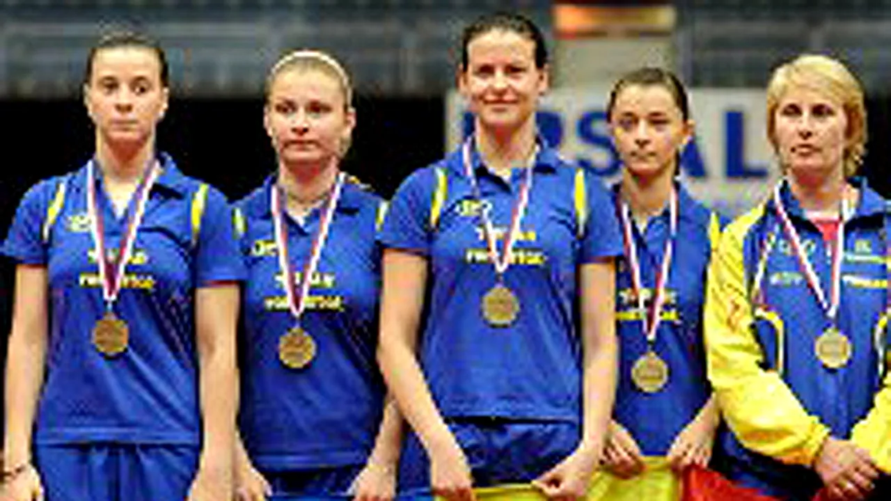 Junioarele României, campioane europene la tenis de masă