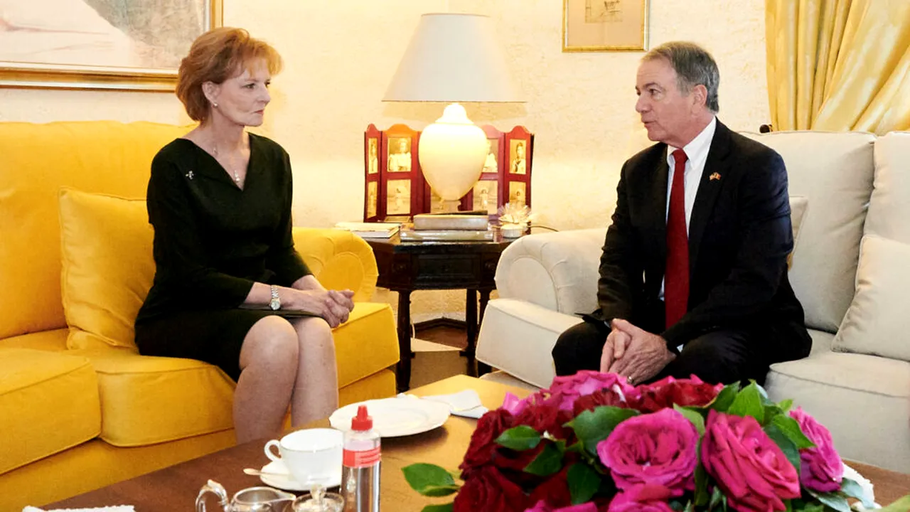 Custodele Coroanei Margareta l-a primit la Palatul Elisabeta pe noul ambasador al Statelor Unite