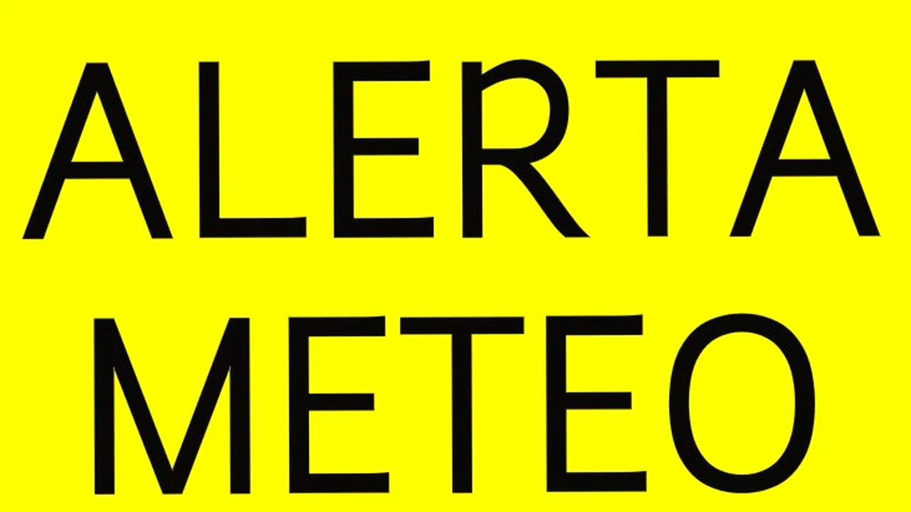 Alertă METEO: Cod galben de furtună pentru mai multe judeţe din ţară