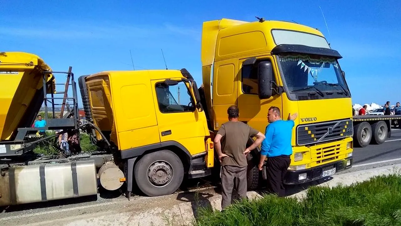 Român mort în Franţa, într-un ACCIDENT în care au fost implicate cinci camioane 