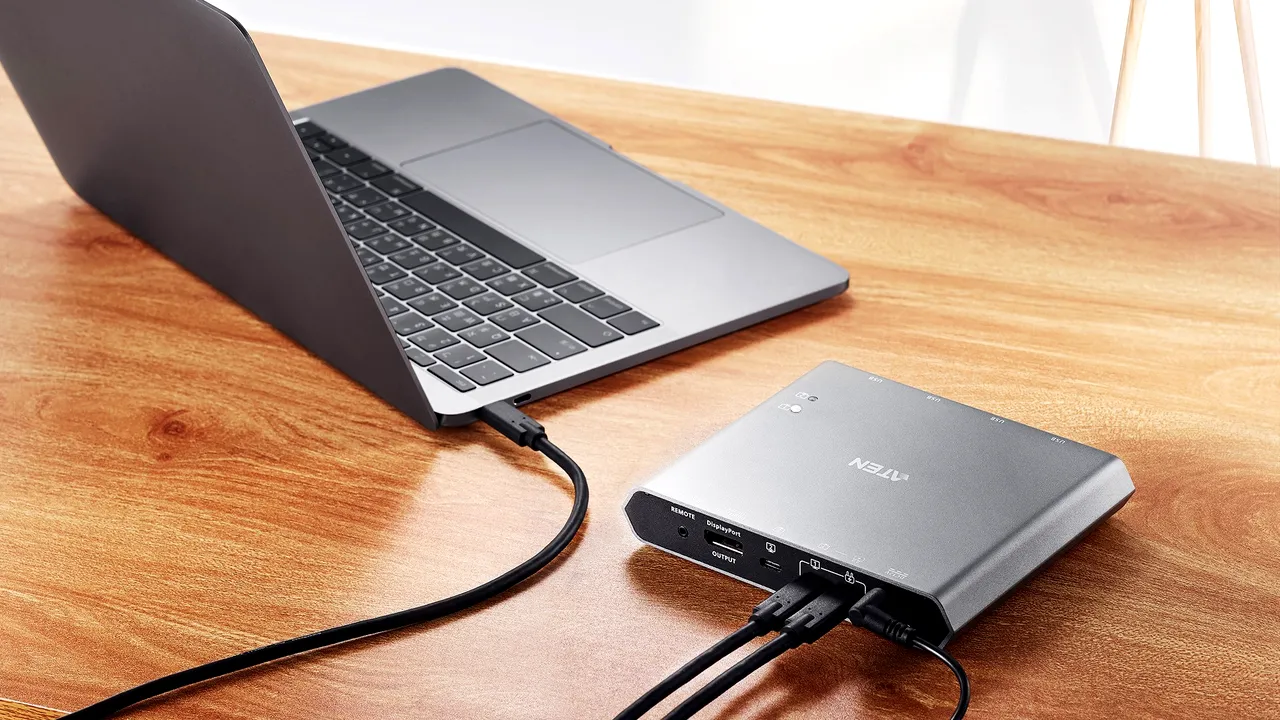 ATEN sporeşte eficienţa pentru aplicaţiile de lucru flexibile cu noul KVM dock 4K DisplayPort USB-C
