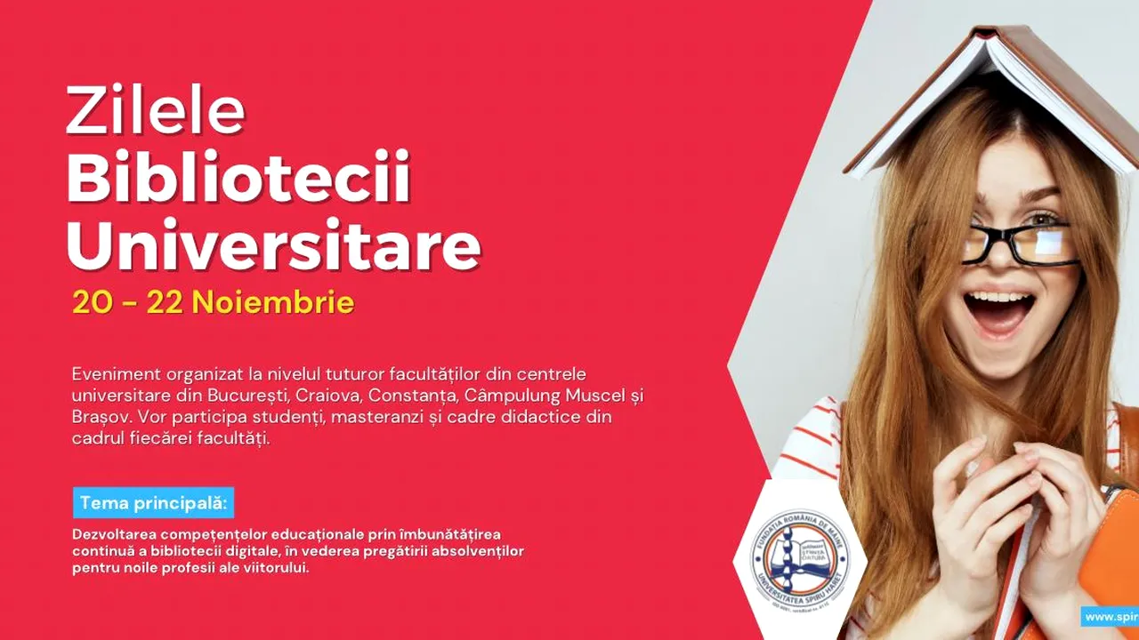 Zilele Bibliotecii Universităţii Spiru Haret a ajuns la cea de-a XIII-a ediţie