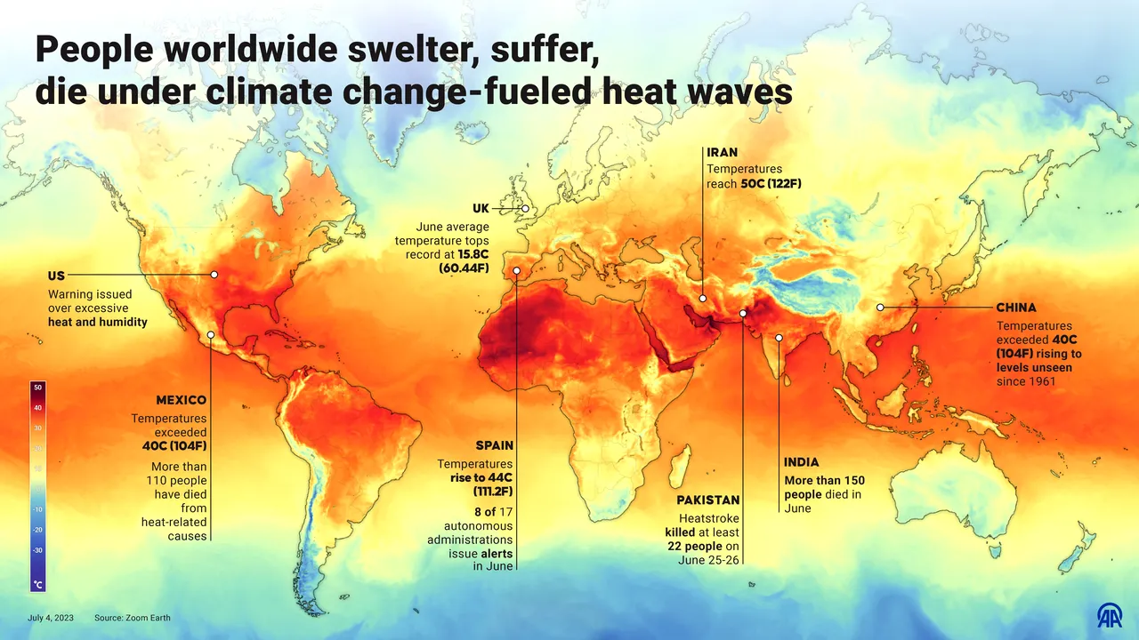 Avertisment ONU: în acest an vor fi mai multe fenomene meteorologice extreme şi temperaturi record