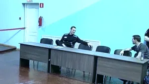 Imagini din tribunal de la mega-condamnarea primită de Alexei Navalnîi

