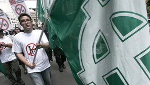 Noua Dreaptă a organizat un protest anti-gay