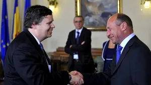 Întâlnire între preşedintele Băsescu şi delegaţia FMI, CE şi BM - Franks: E important să rămâneţi prudenţi. Băsescu: E obiectivul nostru