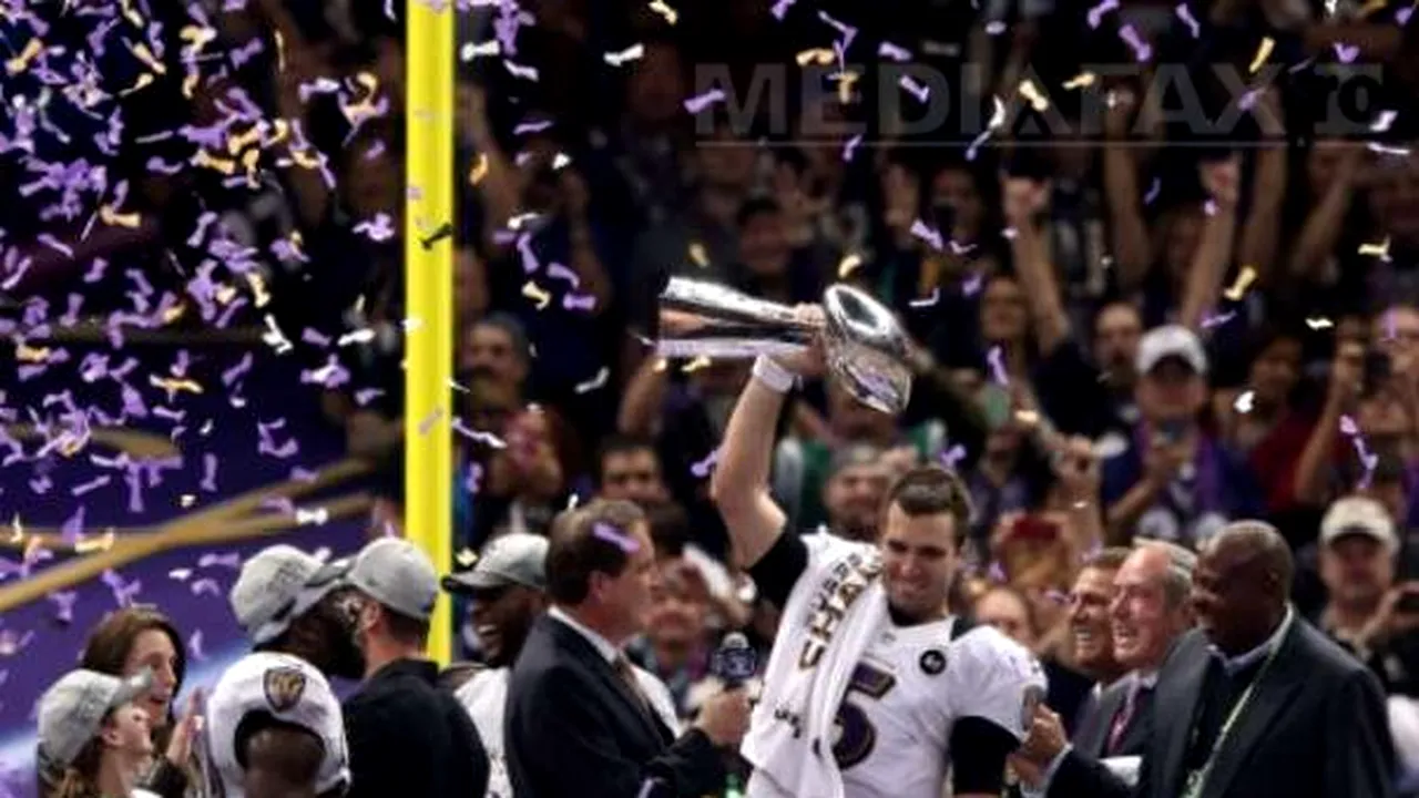 Baltimore Ravens a câştigat a 47-a ediţie a Super Bowl
