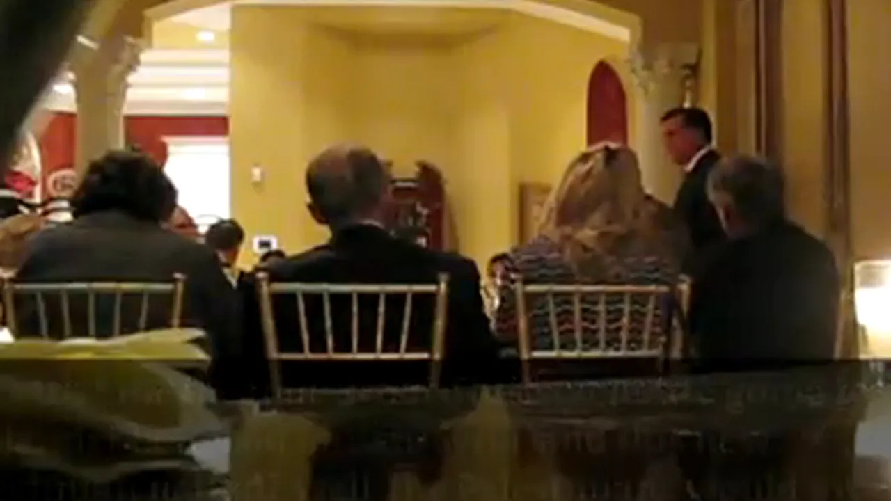 ÎNREGISTRARE SECRETĂ - Mitt Romney: Palestinienii nu sunt interesaţi absolut deloc de pacea cu Israelul - VIDEO