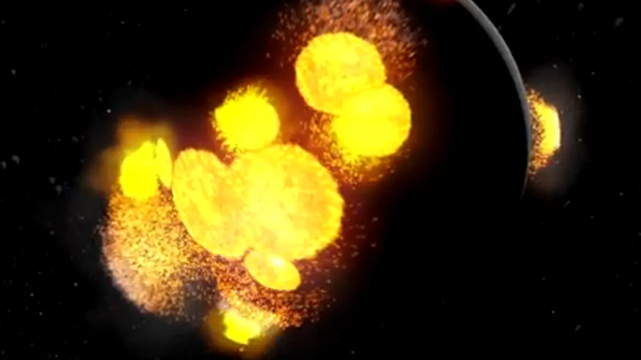 Evoluţia Lunii: 4,5 miliarde de ani în 160 de secunde - VIDEO