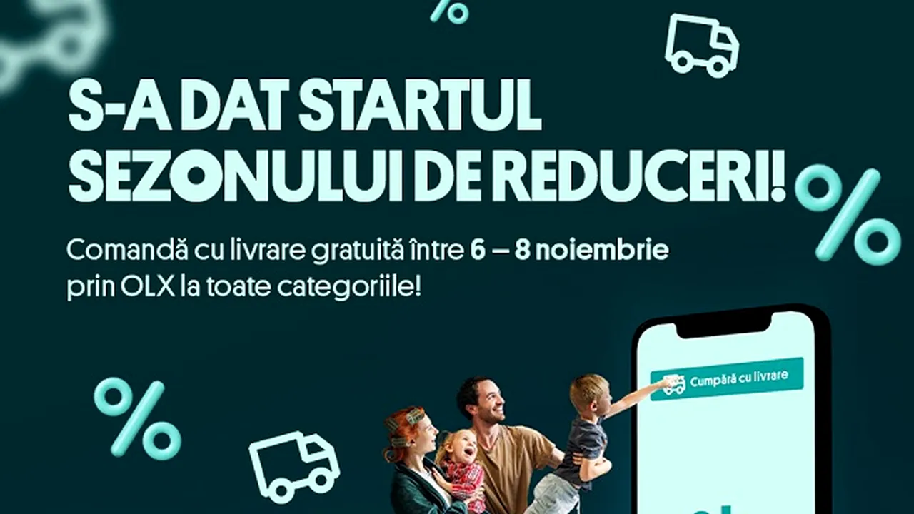 OLX transformă Black Friday într-o experienţă mai accesibilă cu transport gratuit pe platformă
