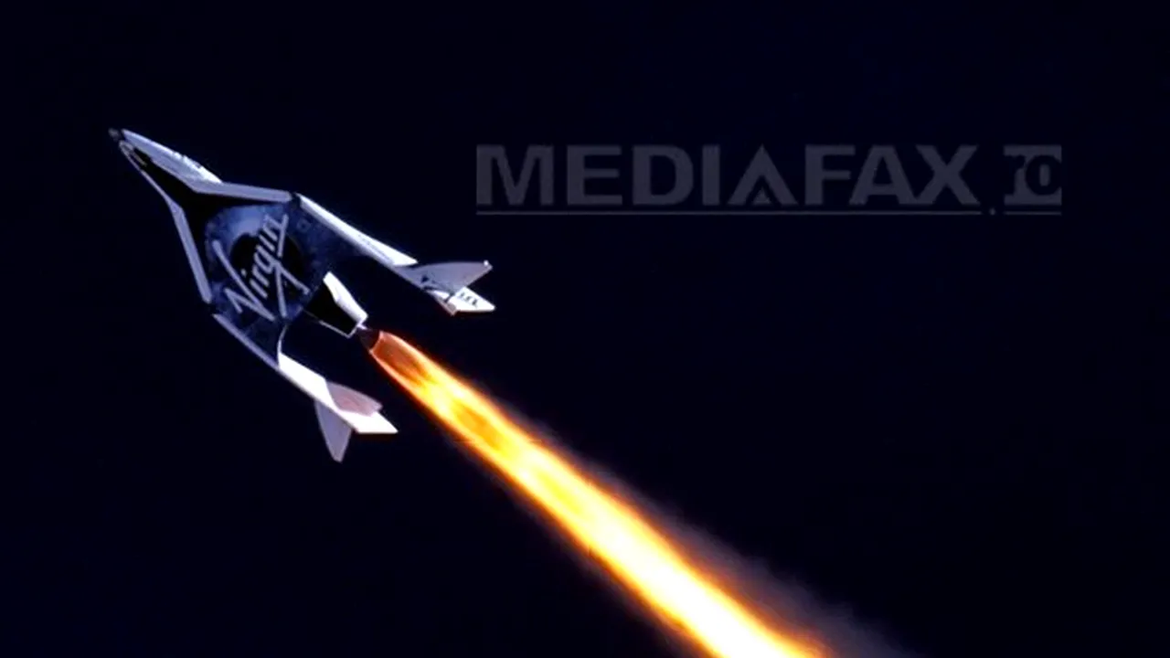 Compania Virgin Galactic a lansat primul zbor comercial în spaţiu