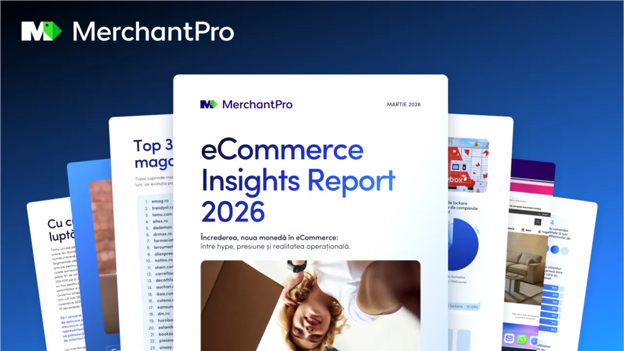 MerchantPro: eCommerce-ul din Romania creste spre 8,5 miliarde euro in 2026, sub presiunea platformelor non-UE, AI si a consumului mai prudent