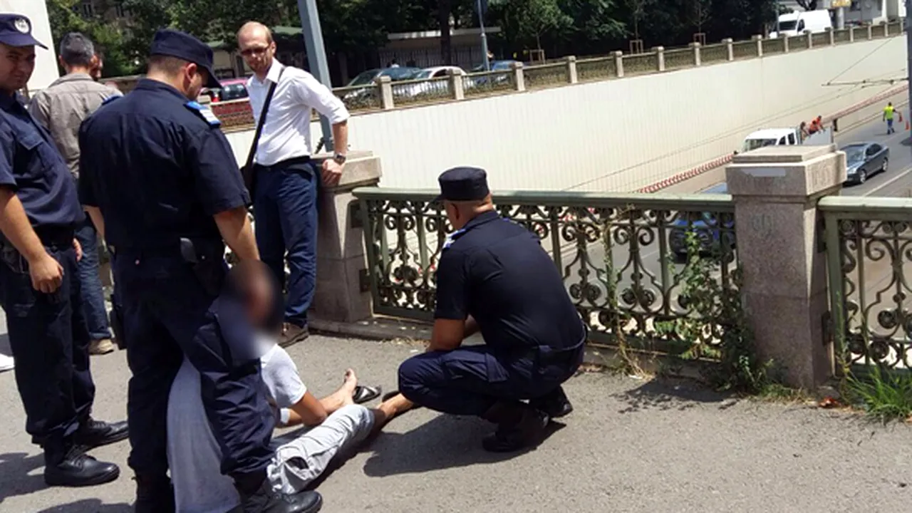 Tentativă de sinucidere lângă sediul Guvenului