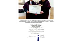 Radu Varia a primit Diploma de membru de onoare al Royal Scottish Academy
