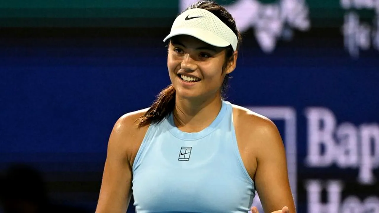 Tenis: Emma Răducanu a câștigat în fața Dariei Kasatkina la Strasbourg
