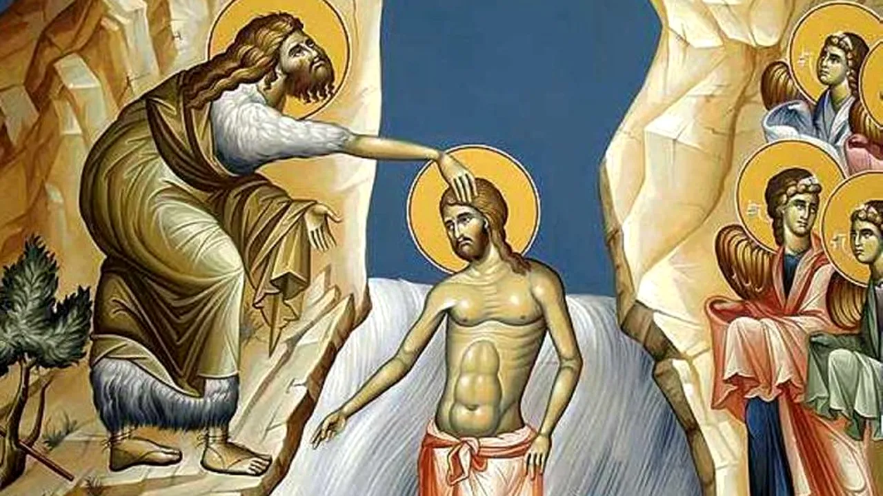 Boboteaza şi ziua Sfântului Prooroc Ioan Botezătorul încheie sărbătorile naşterii lui Hristos