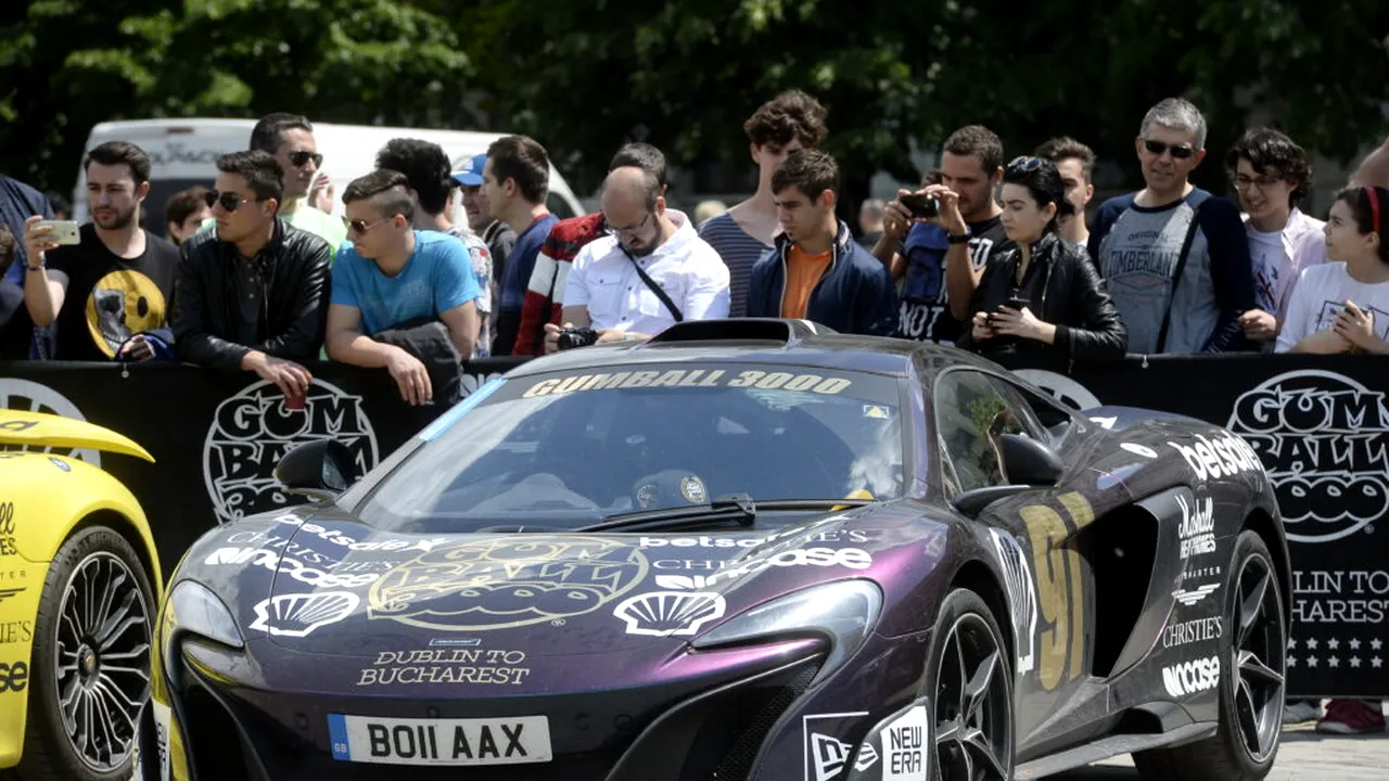 Gumball 3000 ajunge la Craiova: supermașini, muzică și vedete internaționale