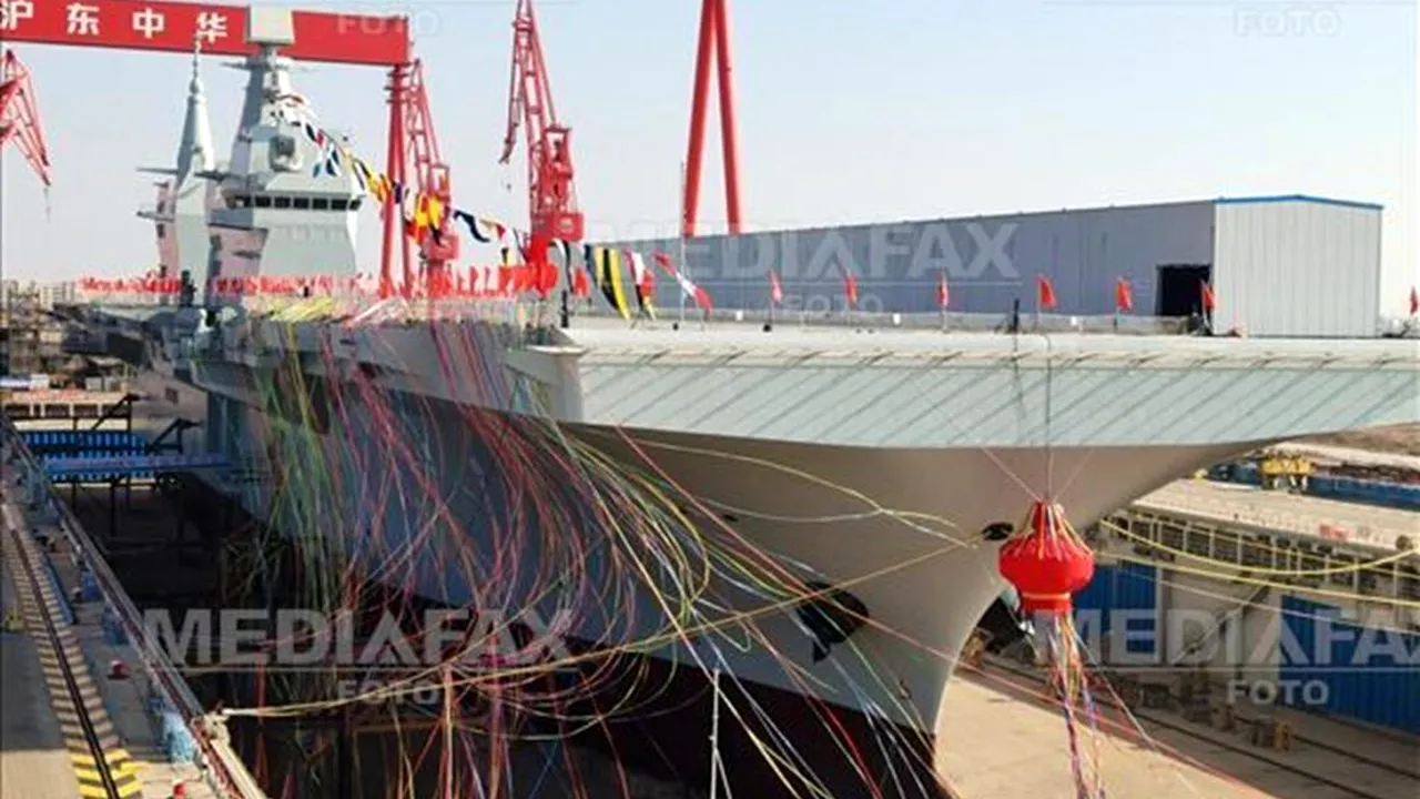 China începe testele pe mare ale celei mai mari nave de asalt amfibie din lume. Testul stârnește îngrijorare în Taiwan
