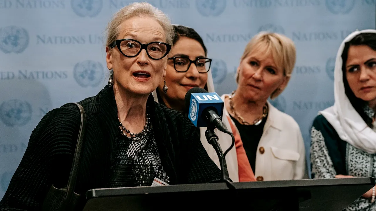 Meryl Streep, la Adunarea generală ONU: Pisicile au mai multă libertate decât femeile afgane