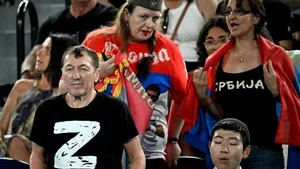 Litera „Z” pro-Putin a năvălit în arenă la meciul de tenis Djokovic-Rublev