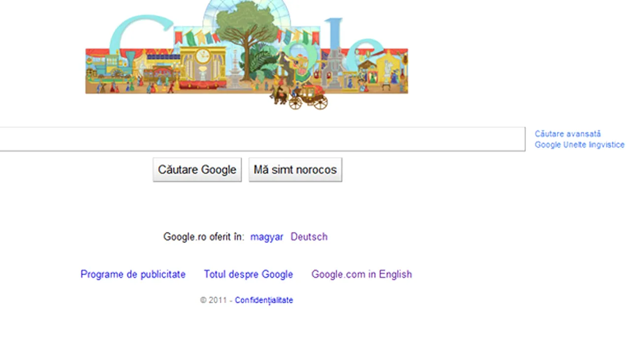 Google sărbătoreşte 160 de ani de la prima expoziţie mondială printr-un nou logo inedit