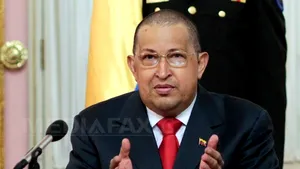 Hugo Chavez a apărut pentru prima dată în faţa presei venezuelene de la jumătatea lunii aprilie