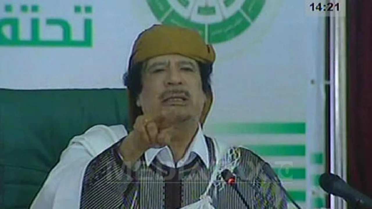 Muammar Kadhafi ar putea recurge la terorism