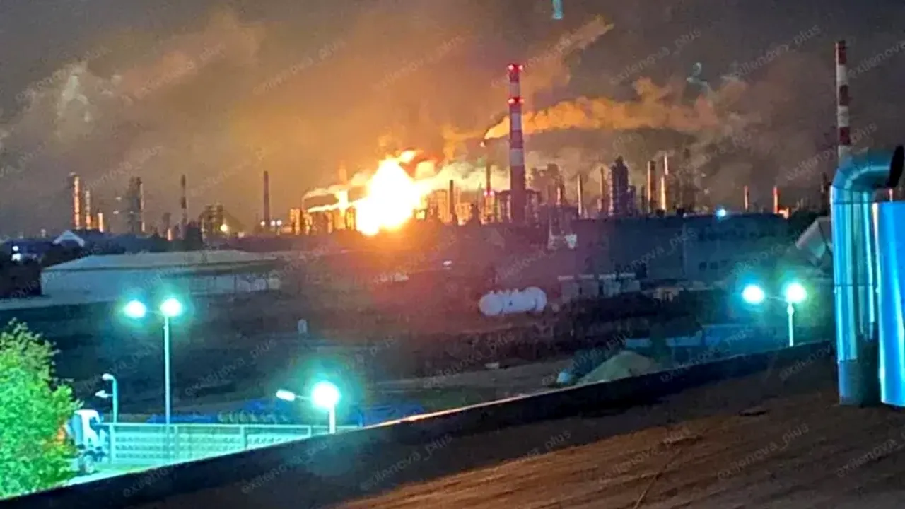 Ucraina susţine că dronele sale au lovit o staţie de pompare a petrolului în Ciuvaşia, Rusia