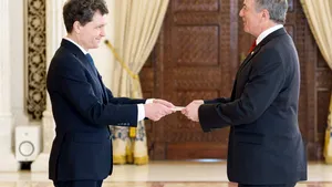 Noul ambasador SUA în România s-a întâlnit cu Nicușor Dan. El și-a prezentat scrisoarea de acreditare