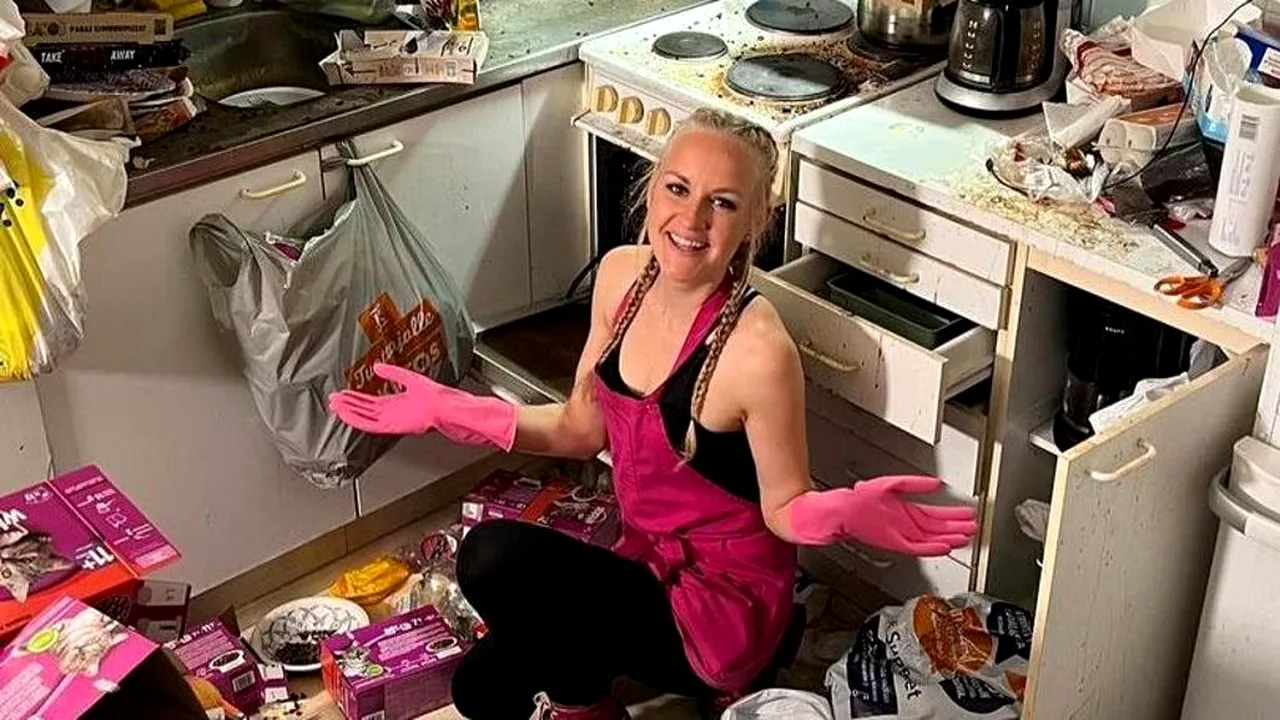 Katariina, regina curăţeniei devenită influencer

