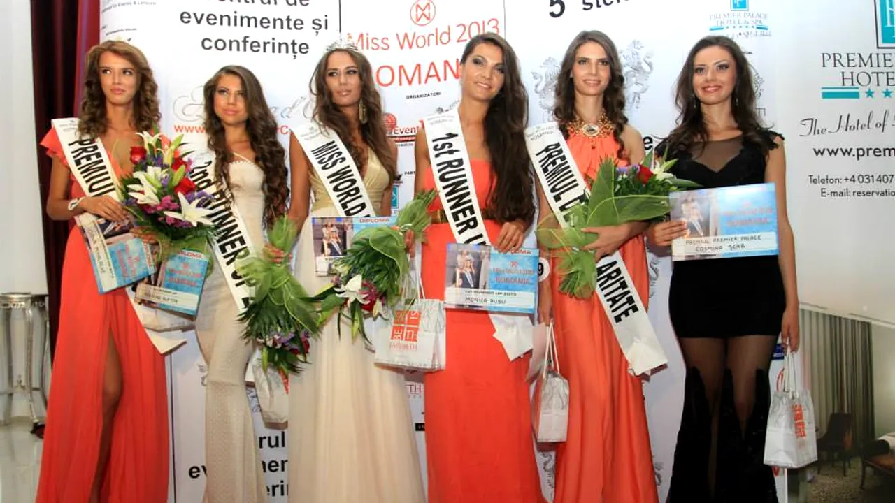 Andreea Chiru, din Brăila, a fost desemnată Miss World România 2013 - FOTO