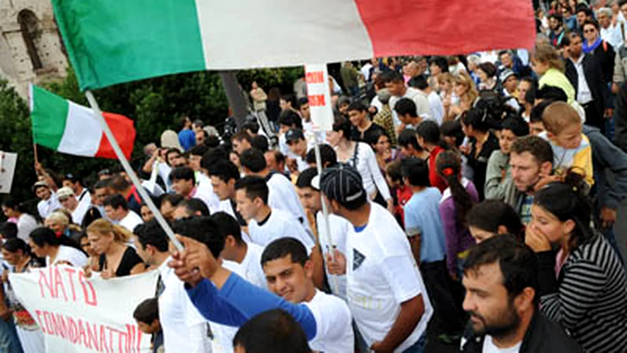 Proteste, la Roma, faţă de prelevarea amprentelor etnicilor romi