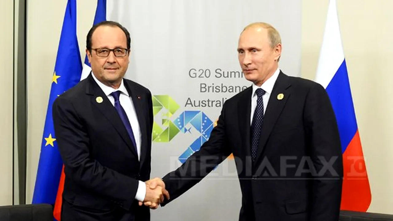 Hollande îi recomandă lui Putin să se orienteze 