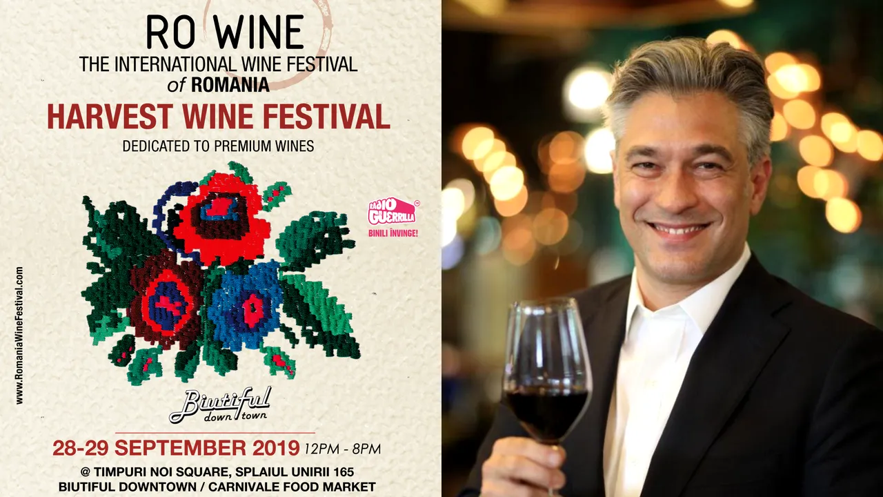 RO-Wine prezintă în avanpremieră vinurile anului 2020 la Harvest Wine Festival