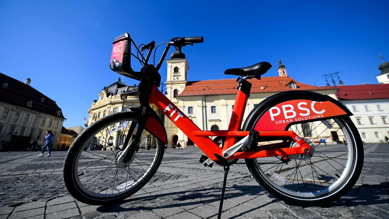 Sibiu Bike City, aproape 70.000 de utilizări în şapte luni de funcţionare