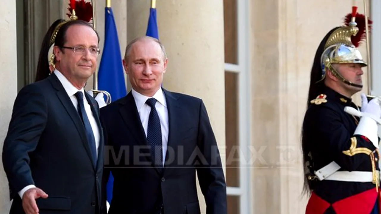 Hollande şi Putin vor organiza un seminar pentru dezvoltarea relaţiilor dintre cele două ţări